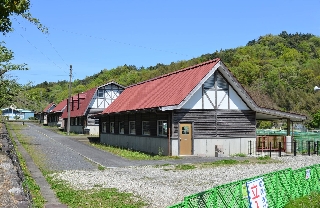 立ち入り禁止の畜産エリア(岐阜市畜産センター公園) 立ち入り禁止の畜産エリア(岐阜市畜産センター公園)