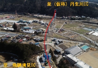 整備が進む高山清見道路・下切高架橋(提供/高山国道事務所) 整備が進む高山清見道路・下切高架橋(提供/高山国道事務所)
