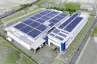 ナブテスコ新工場イメージ(左側が建て替えの対象) ナブテスコ新工場イメージ(左側が建て替えの対象)