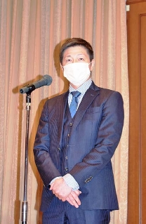 初代部会長の西山氏 初代部会長の西山氏