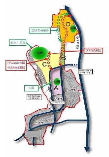 諫早西部団地のサウンディング調査-説明図 諫早西部団地のサウンディング調査-説明図