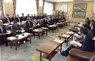 (鹿嶋)建産連要望の様子 (鹿嶋)建産連要望の様子