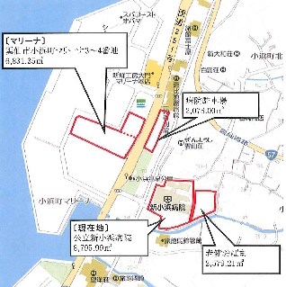 公立新小浜病院周辺概要図 公立新小浜病院周辺概要図