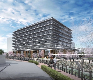 大垣市・新庁舎イメージ図 大垣市・新庁舎イメージ図