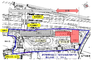 再開発事業の配置図 再開発事業の配置図
