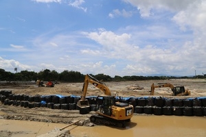 ツタワルドボク 第9回_2017年 福岡県朝倉市豪雨災害復旧工事(筆者撮影)_1 ツタワルドボク 第9回_2017年 福岡県朝倉市豪雨災害復旧工事(筆者撮影)_1