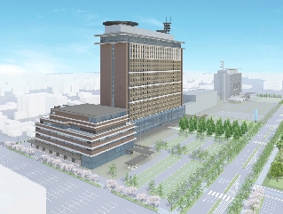岐阜県新庁舎完成予想図 岐阜県新庁舎完成予想図