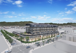 各務原市新庁舎完成予想パース 各務原市新庁舎完成予想パース