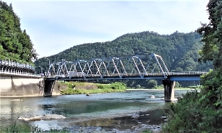 郡上市の中元橋 郡上市の中元橋